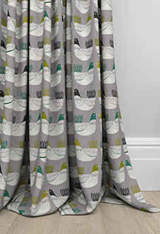 Cluck Cluck, Kiwi - Made to Measure Curtains